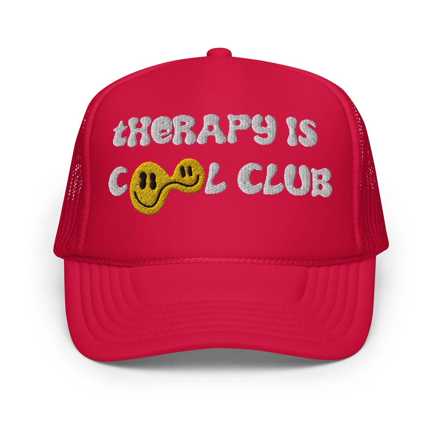 i'm triggered trucker hat (red)