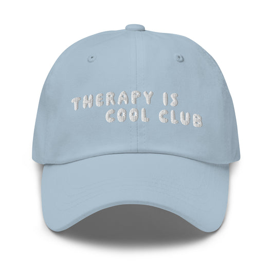 dope-amine dad hat (blue)