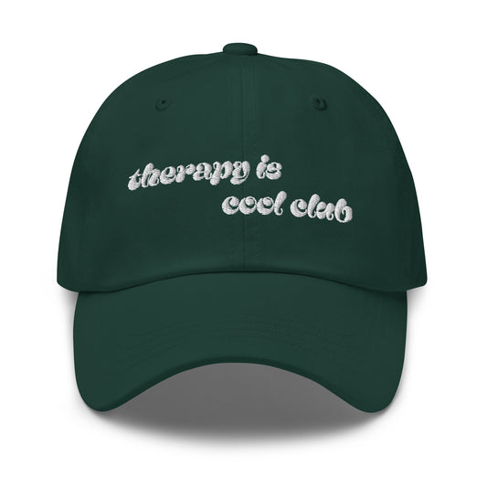 psychodynamic dad hat (forest)