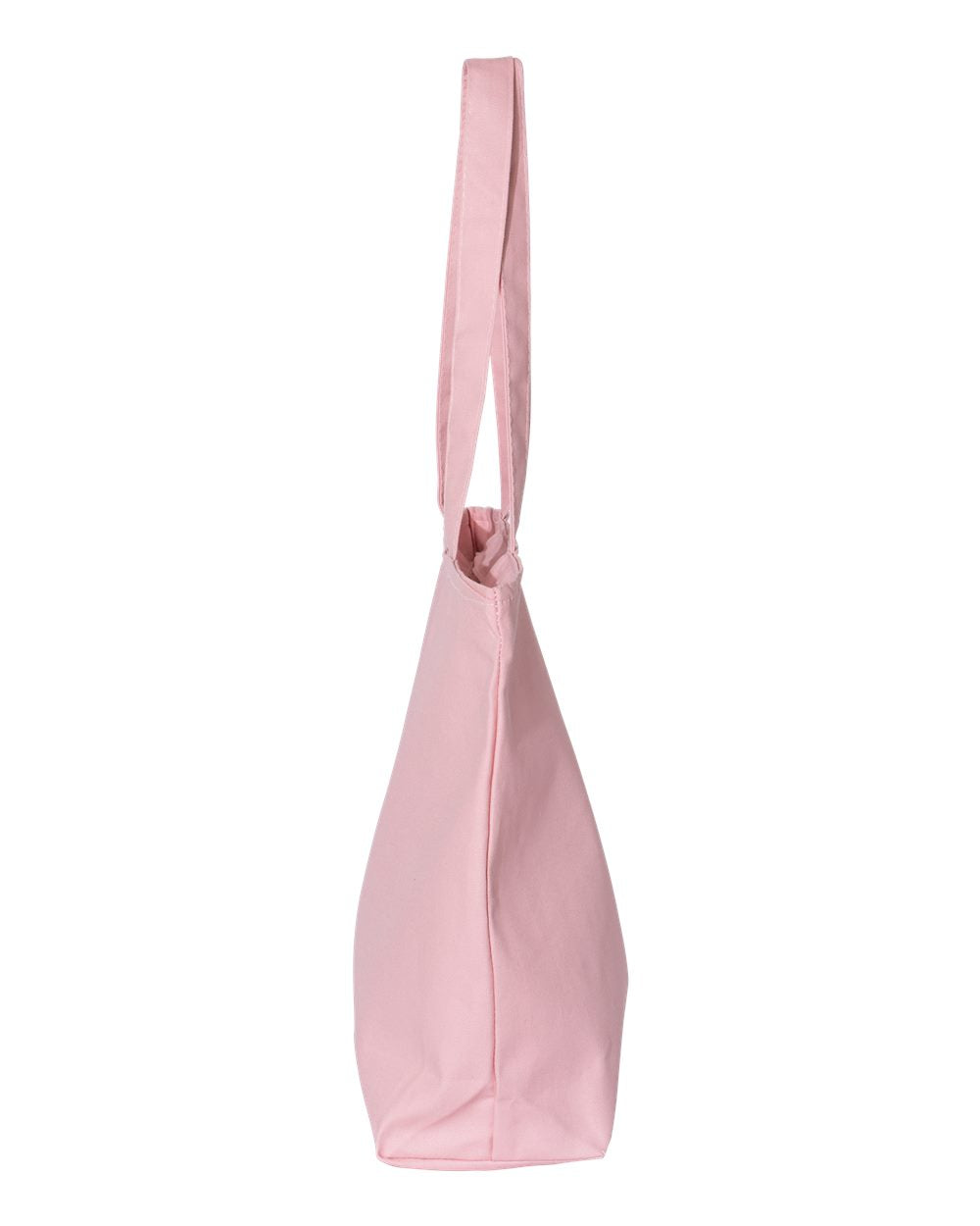 confidential zip tote (pink+red)